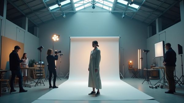 Behind the scenes of a modern advertising shoot