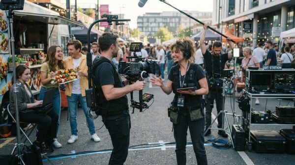 Behind the scenes of a modern advertising shoot