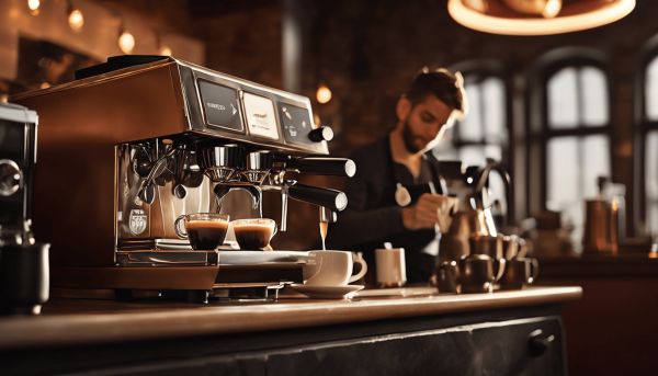Savor specialty lattes at broadway coffee house